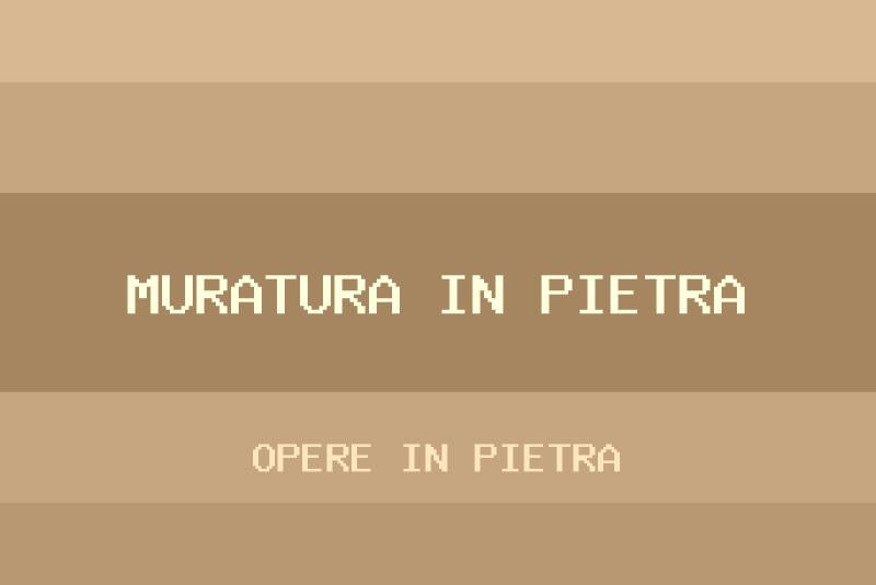 Opere in pietra