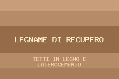 Tetti in legno e laterocemento