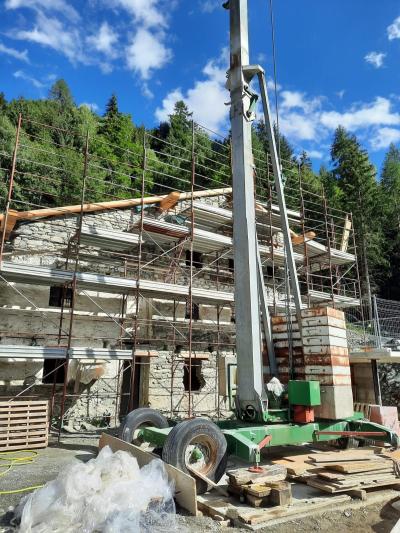 Ristrutturazione con sottomurazione per consolidamento struttura