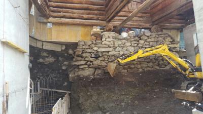 Restauro rascard — sottomurazione e consolidamento